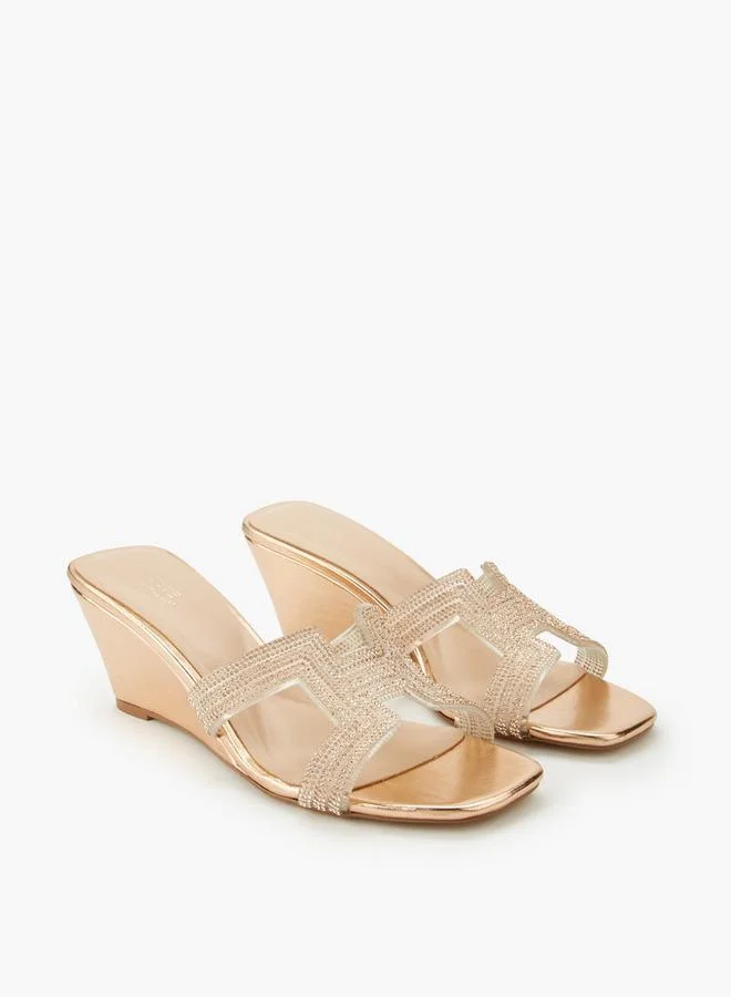 Celeste Women Embellished Wedge Heel Sandals Ramadan Collections